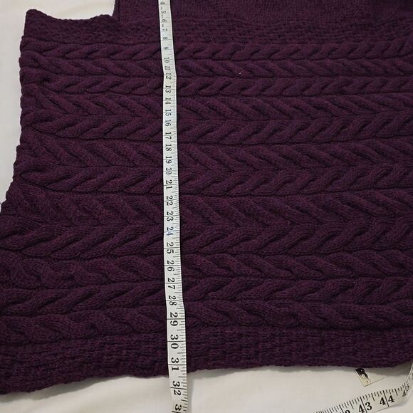 Kilronan Merino Wool V-Neck Poncho OS - Picture 5 of 9